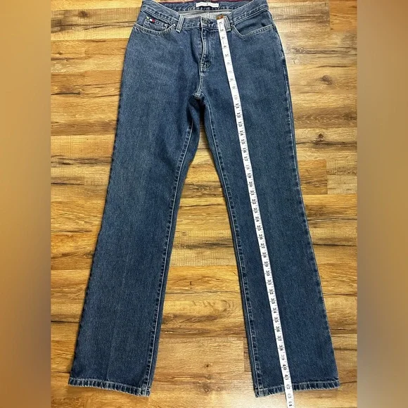 WOMENS VINTAGE HGH RISE TOMMY HILFIGER BOOTCUT JEANS - Picture 12 of 13
